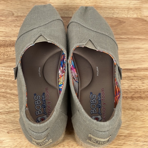 Skechers Bobs Slip On Canvas Espadrilles shoes - Picture 8 of 16